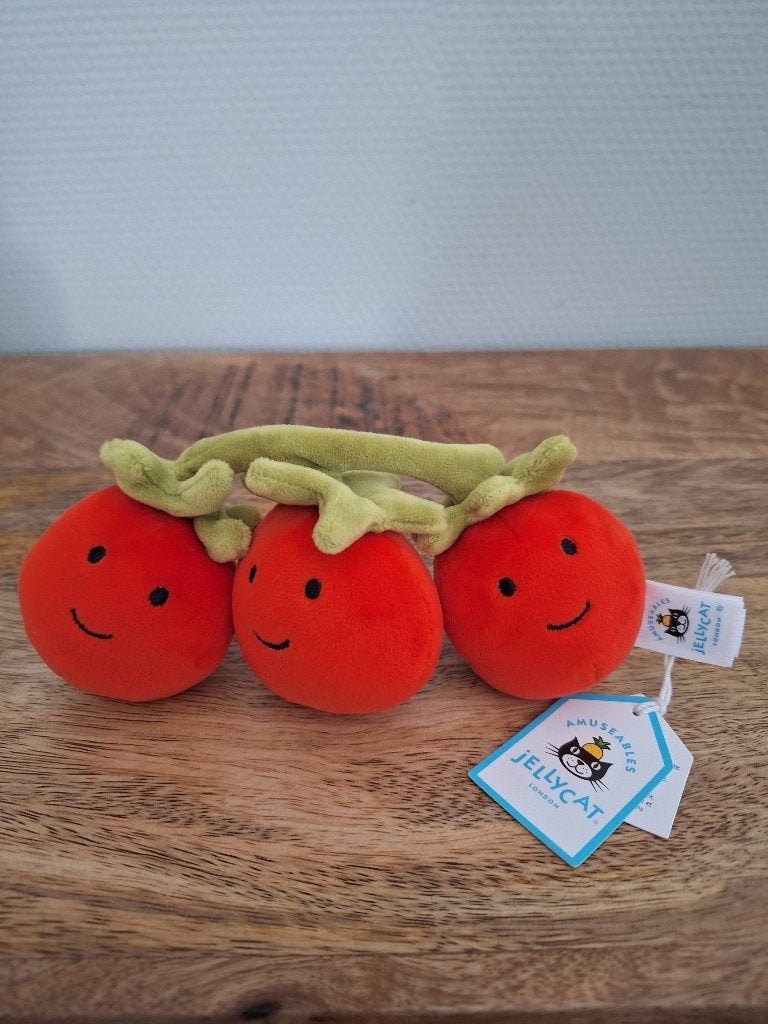 jellycat trostomaatjes vivacious tomato, Kinderen en Baby's, Speelgoed | Knuffels en Pluche, Ophalen of Verzenden, Nieuw, Jellycat