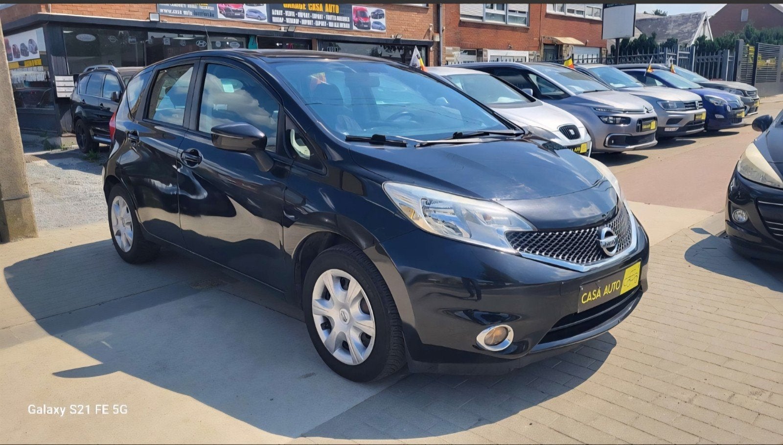 Nissan Note 1.5 Dci Euro6B, Auto's, Voorwielaandrijving, 4 cilinders, Overige bekleding, Zwart