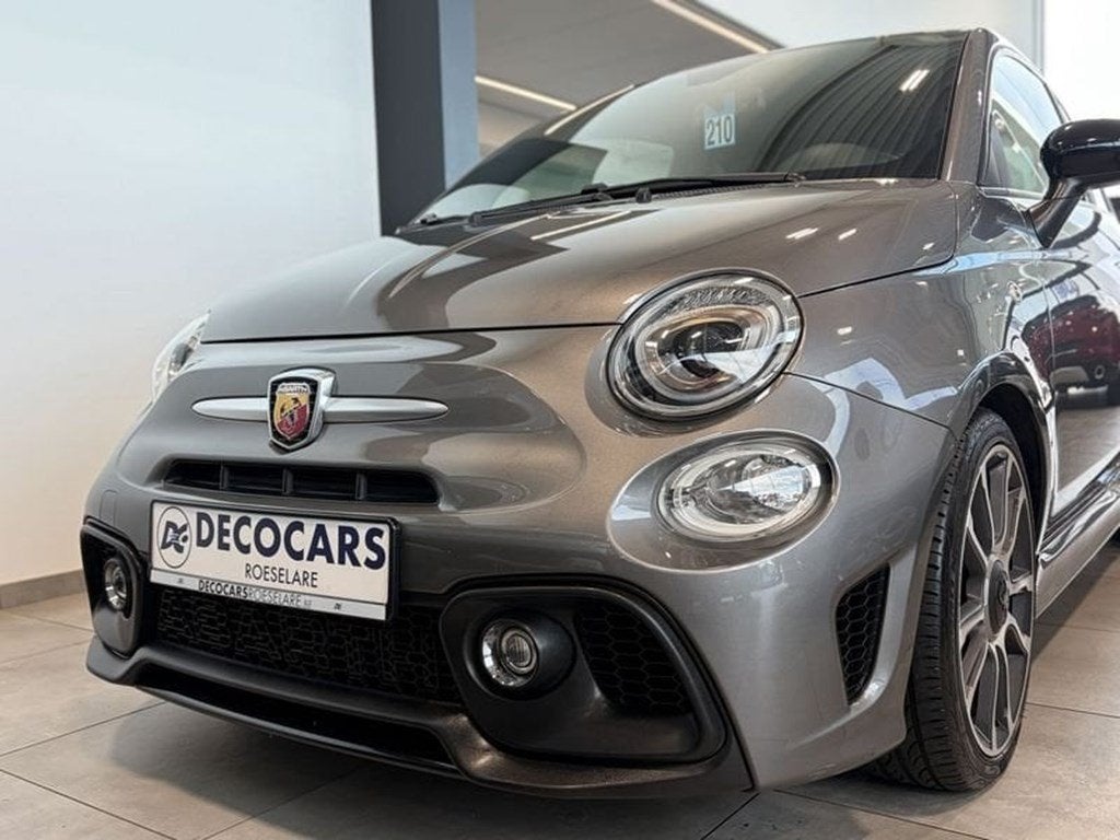 Abarth 595 Turismo Automaat / Leder / Navigatie / Sensoren, Auto's, 4 zetels, Zilver of Grijs, Stadsauto, 122 kW