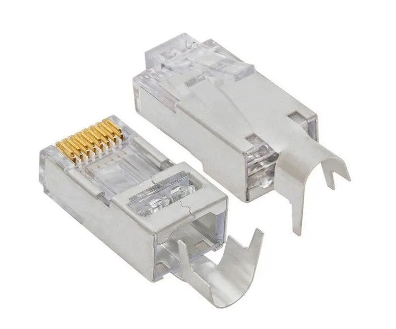EZ-RJ45 CAT5E/6 shielded doorvoorplug tbv tang 60537(50 stu, Auto diversen, Verzenden