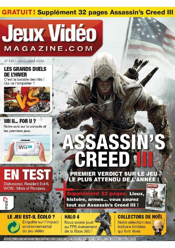 Video Games Magazine nr. 143 November 2012 Magazine Goede, Verzenden, 1980 tot heden, Tijdschrift