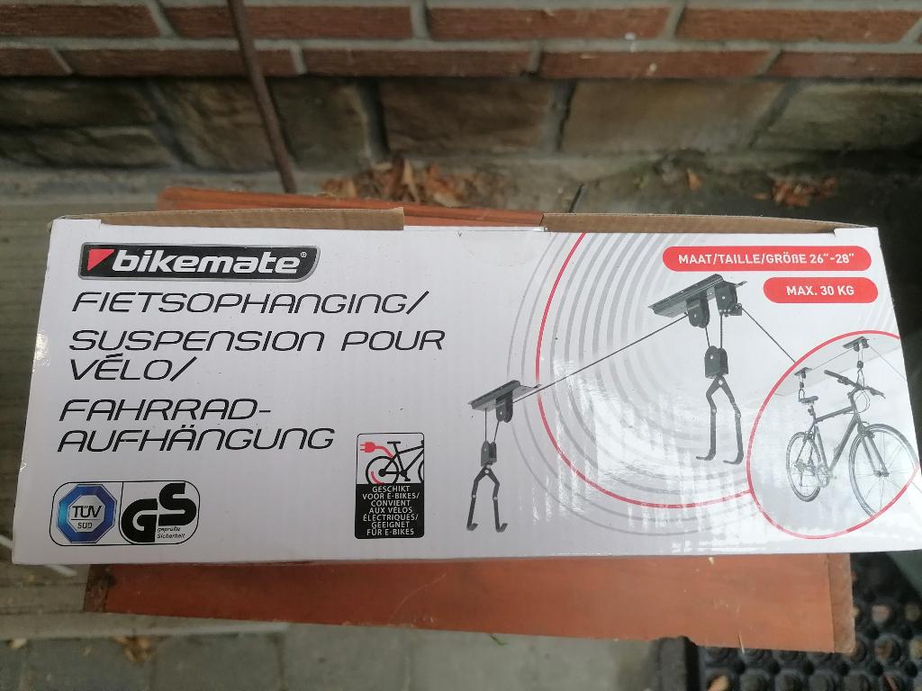 Bikemate fietsophangsysteem voor aan het plafond, Fietsen en Brommers, Ophalen, Nieuw