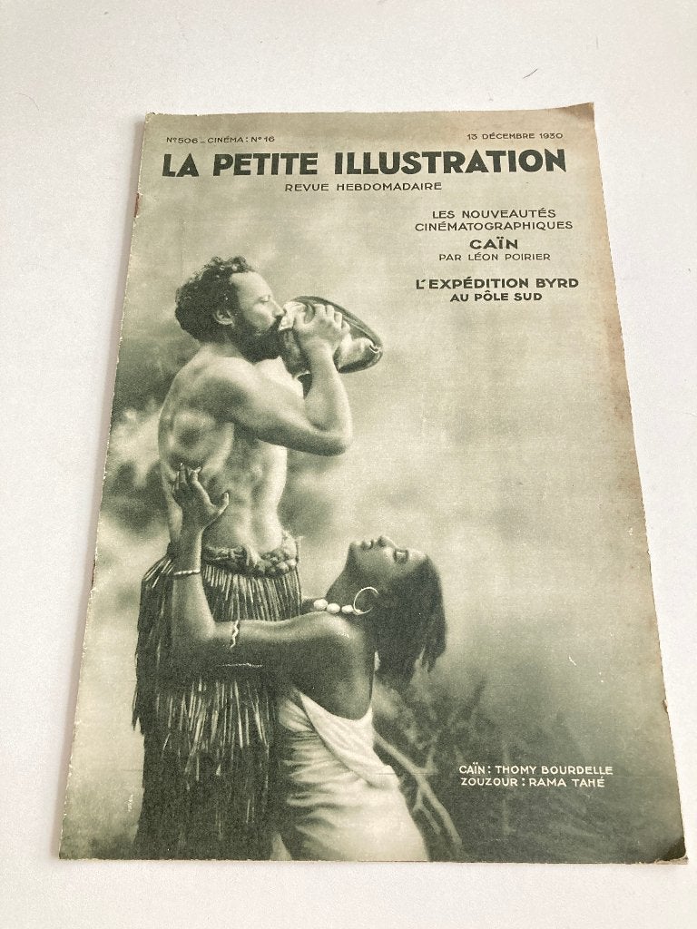 La petite illustration n 506 - Cinéma n 16 1930 (Caïn,, Enlèvement ou Envoi, Cinéma ou Adaptation TV, Comme neuf, Diverse Auteurs