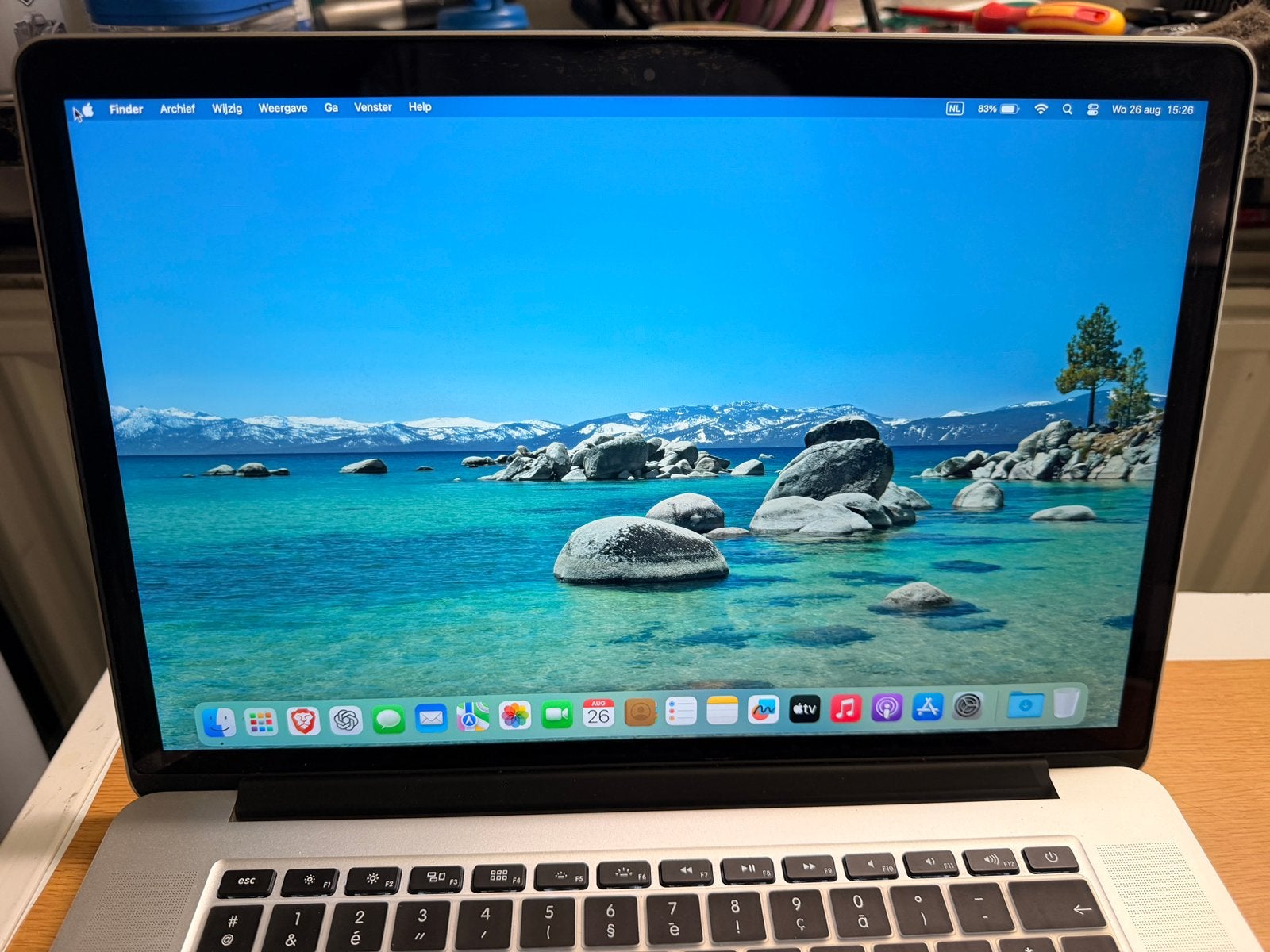 Macbook Pro 2015-15 pouces Retina, Informatique & Logiciels, 256 GB, Reconditionné, Azerty, 15 pouces