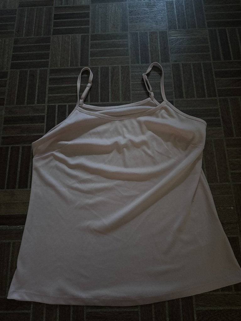 Lichtroze basic spaghetti top – maat 44, Kleding | Dames, Topjes, Gedragen, Maat 42/44 (L), Roze, Zonder mouw, Ophalen