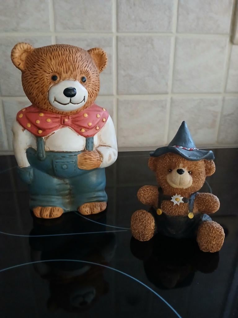 2 beeldjes van beren, Verzamelen, Ophalen, Zo goed als nieuw, Beeldje
