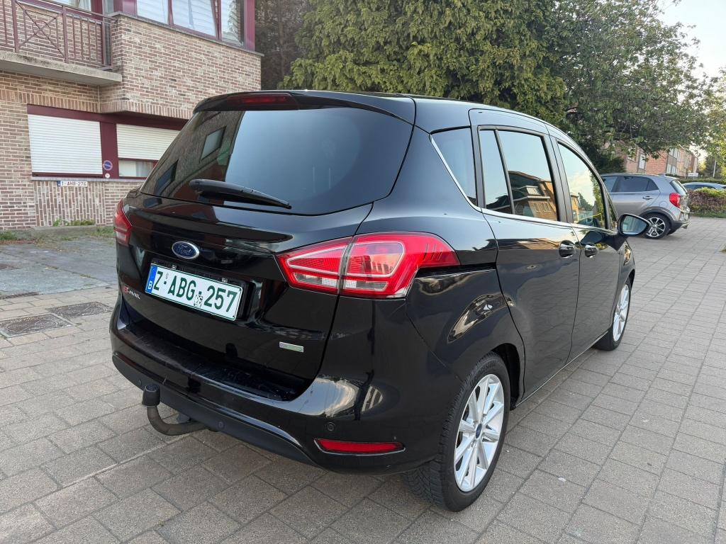 Ford B-Max B-Max 1.0 EcoBoost Titanium S, Auto's, Voorwielaandrijving, Euro 6, B-Max, Zwart