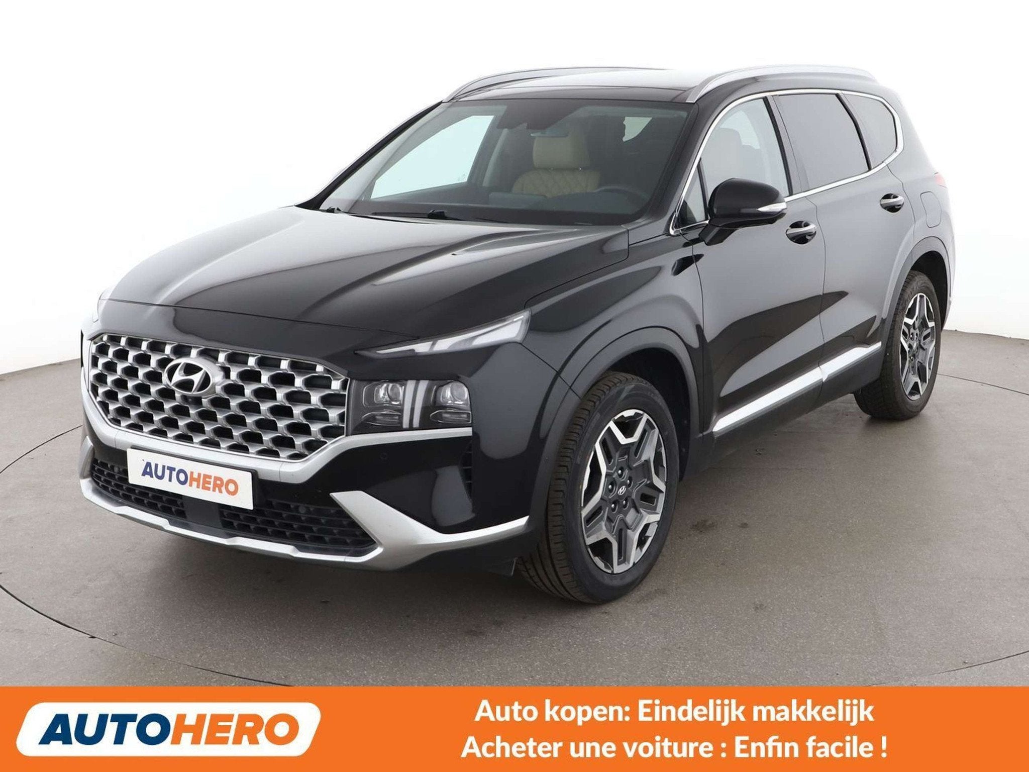 Hyundai Santa Fe 1.6 T-GDI Plug-in Hybrid 4WD (bj 2022), Automaat, Santa Fe, Gebruikt, Leder