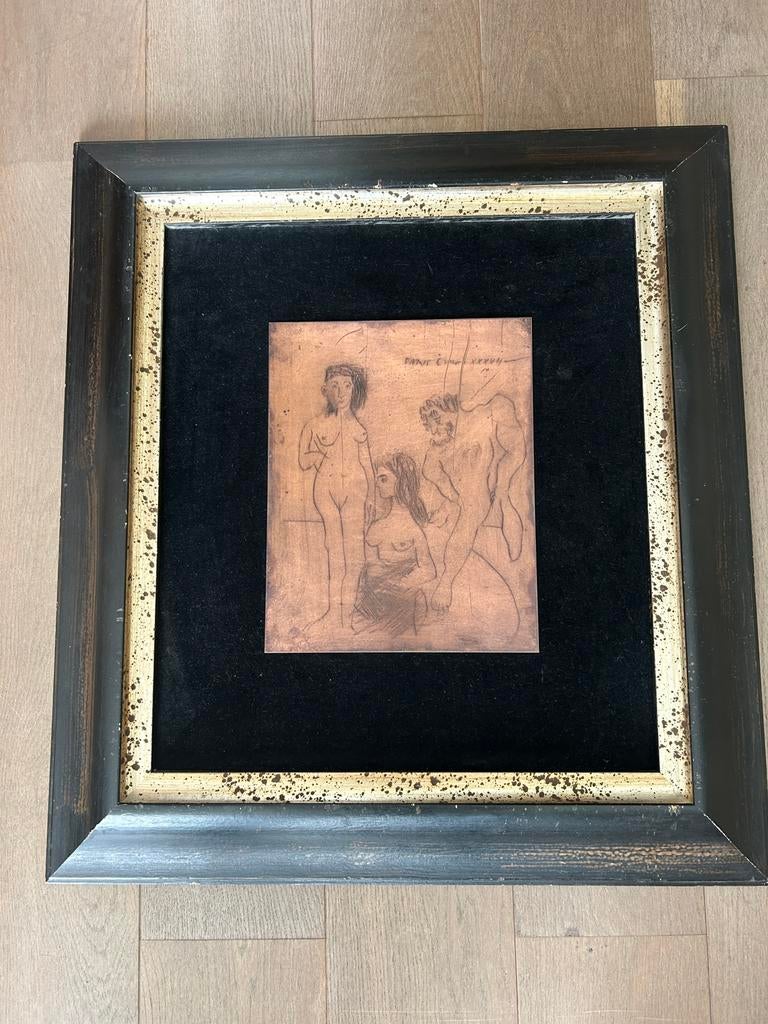 Picasso ets koperplaat, Ophalen of Verzenden, Zo goed als nieuw