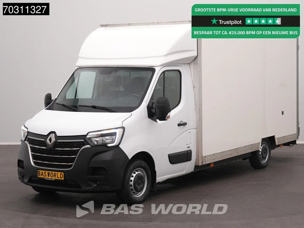 Renault Master 145PK Lowliner Bakwagen LED Navi Airco Cruise, Stof, Gebruikt, 4 cilinders, Renault