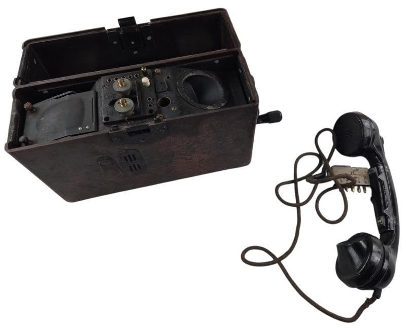 Téléphone allemand WW2 FF33 en bon état d'usage, Collections, Enlèvement ou Envoi