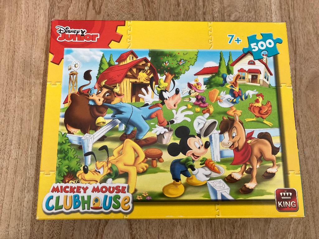 Puzzel - Disney - 500 stukken - Mickey Mouse, Kinderen en Baby's, Speelgoed | Kinderpuzzels, Ophalen of Verzenden, Meer dan 50 stukjes