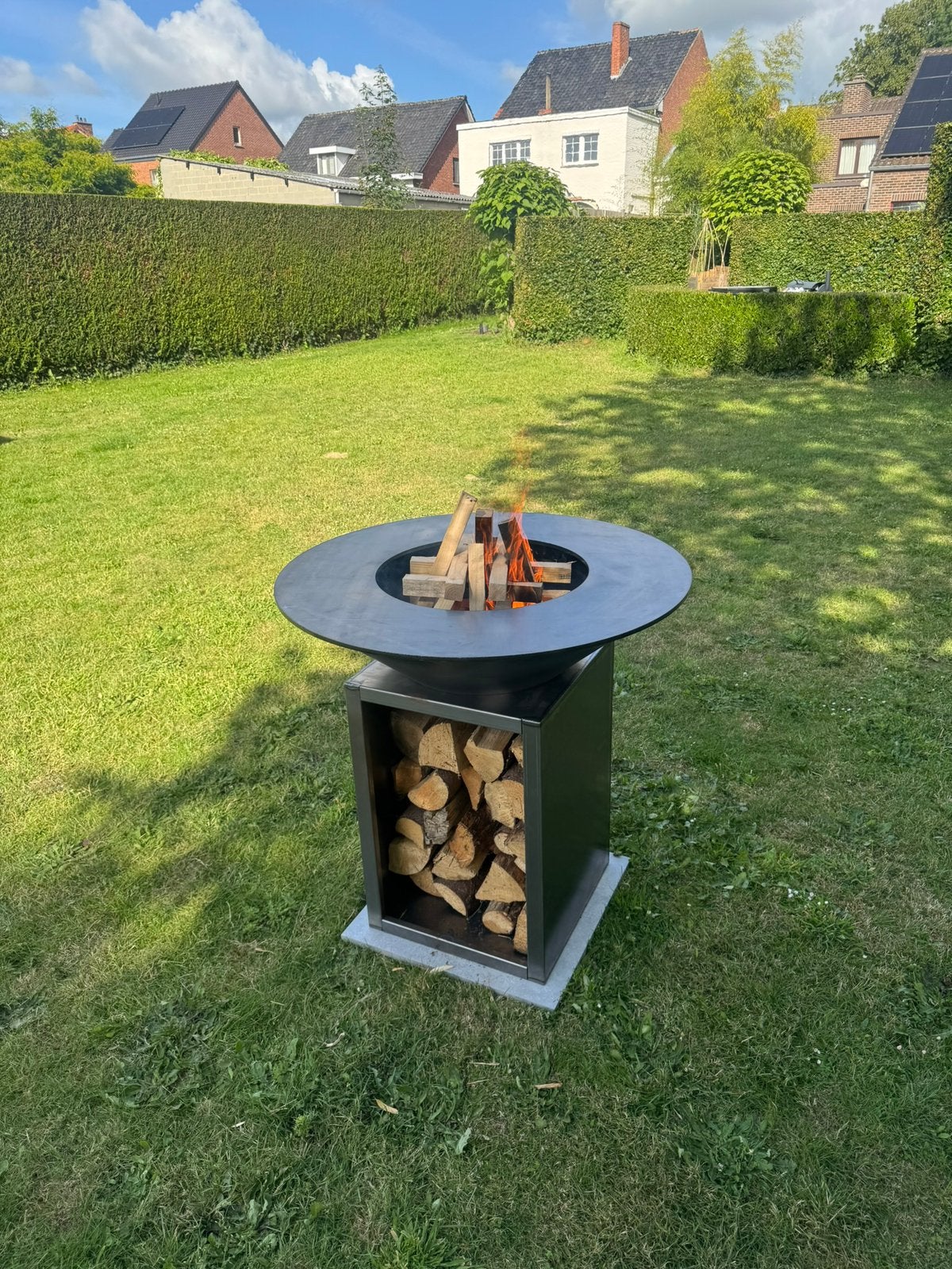 Hout bbq, Ophalen, Zo goed als nieuw