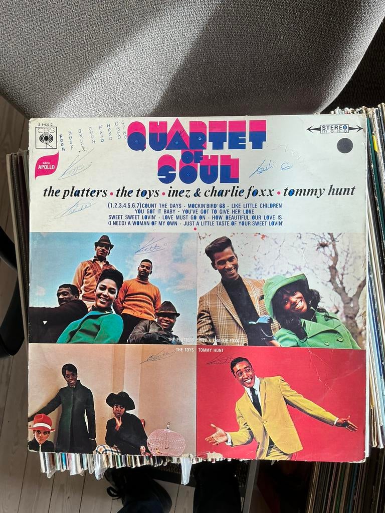 Lp    quartet of soul verzamel, Ophalen, Gebruikt