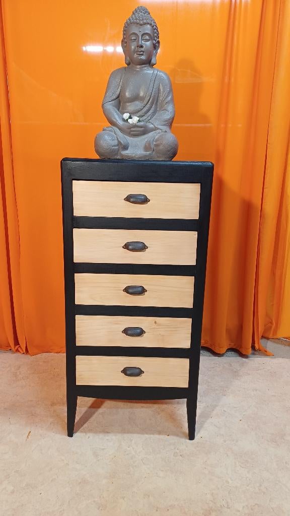 Meuble tiroirs Meuble de métier relooké, Antiquités & Art, Enlèvement