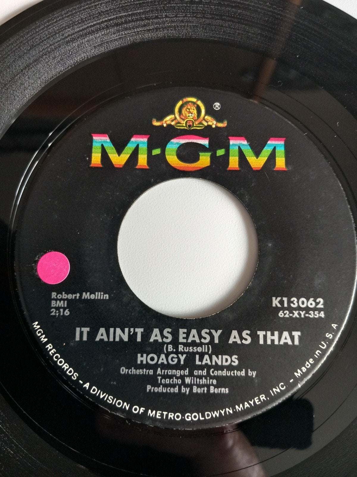 HOAGY LANS .R&B POPCORN 60'S USA 45T, Ophalen of Verzenden, R&B