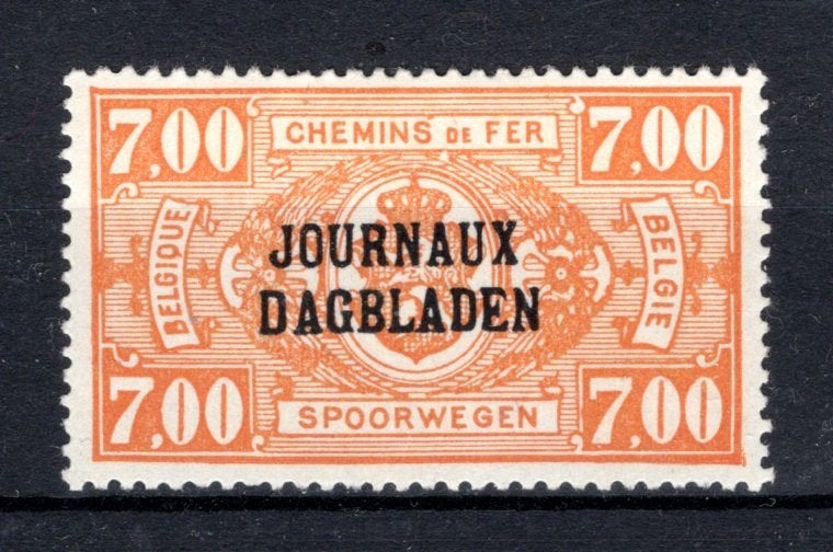 JO32A MH* 1929 - Type II, R est au-dessus de B, Enlèvement ou Envoi, Non oblitéré, Trace d'autocollant