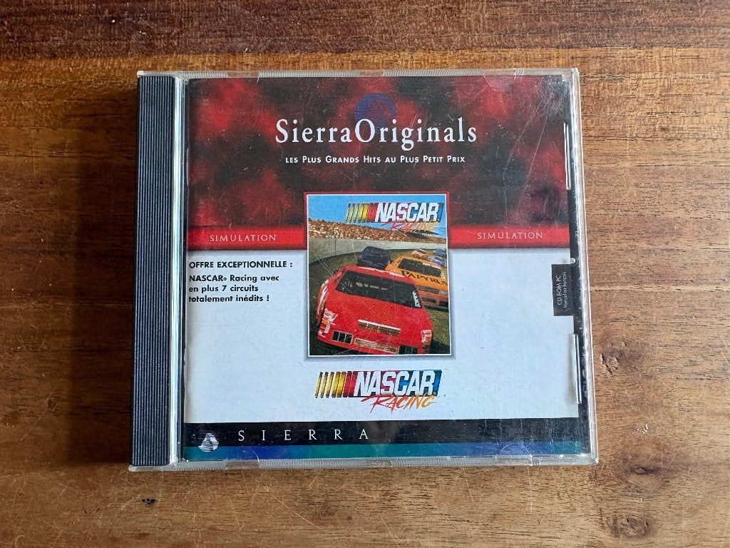 CD-ROM NASCAR Racing de la série Sierra Originals, Enlèvement ou Envoi, Comme neuf, Plateforme