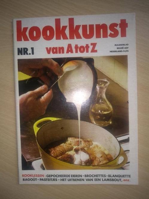kookkunst van A tot Z nr. 1 (en volgende), Enlèvement ou Envoi, Comme neuf