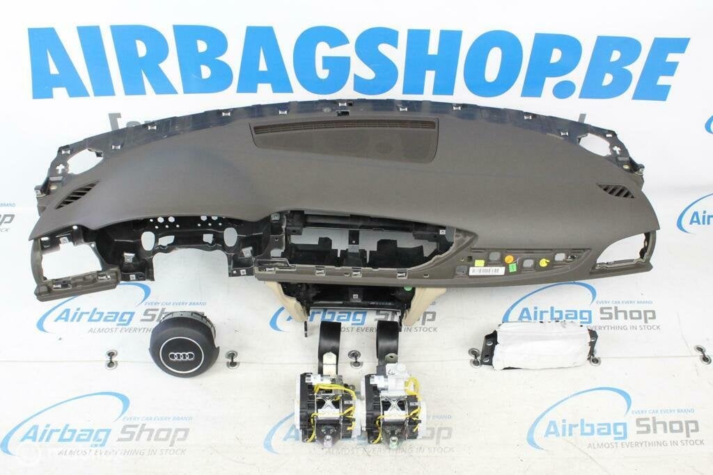 Airbag kit Tableau de bord brun beige Audi A6 4G (2011-2018), Enlèvement ou Envoi, Utilisé
