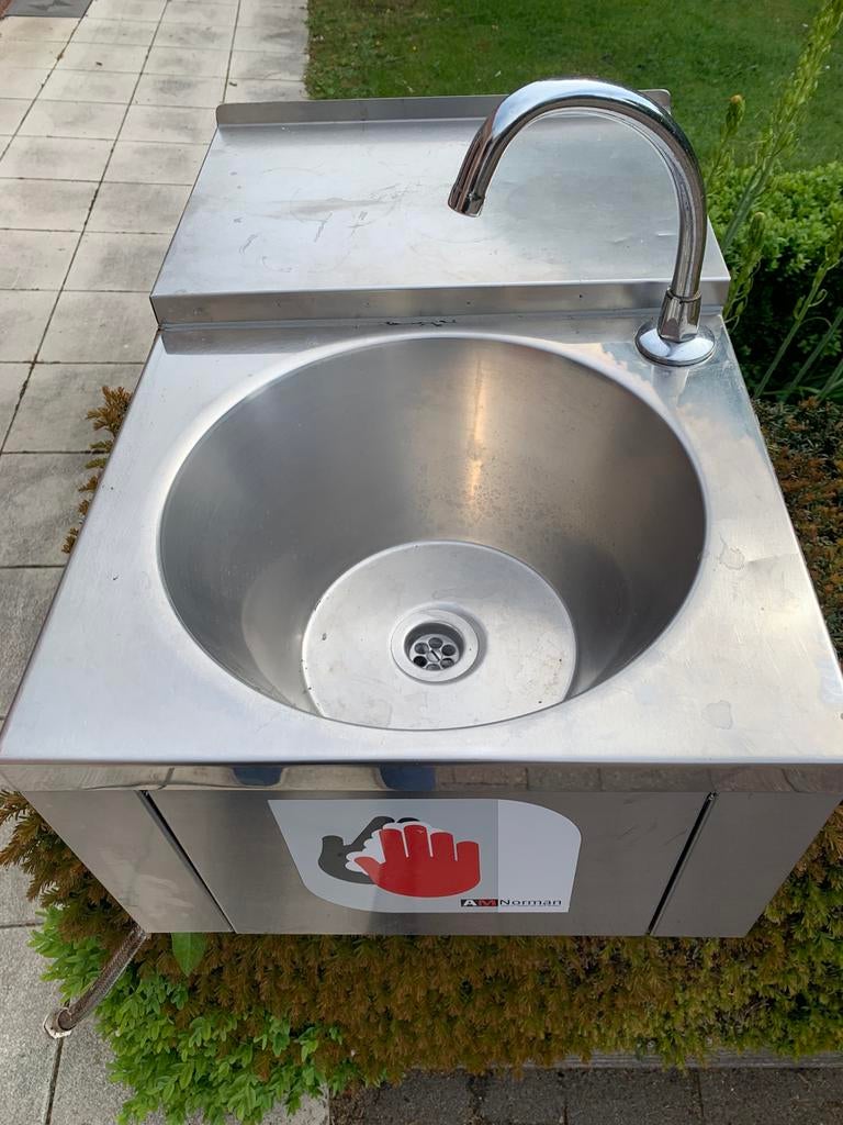 Inox handwas, Huis en Inrichting, Keuken | Keukenelementen, Ophalen, Gebruikt