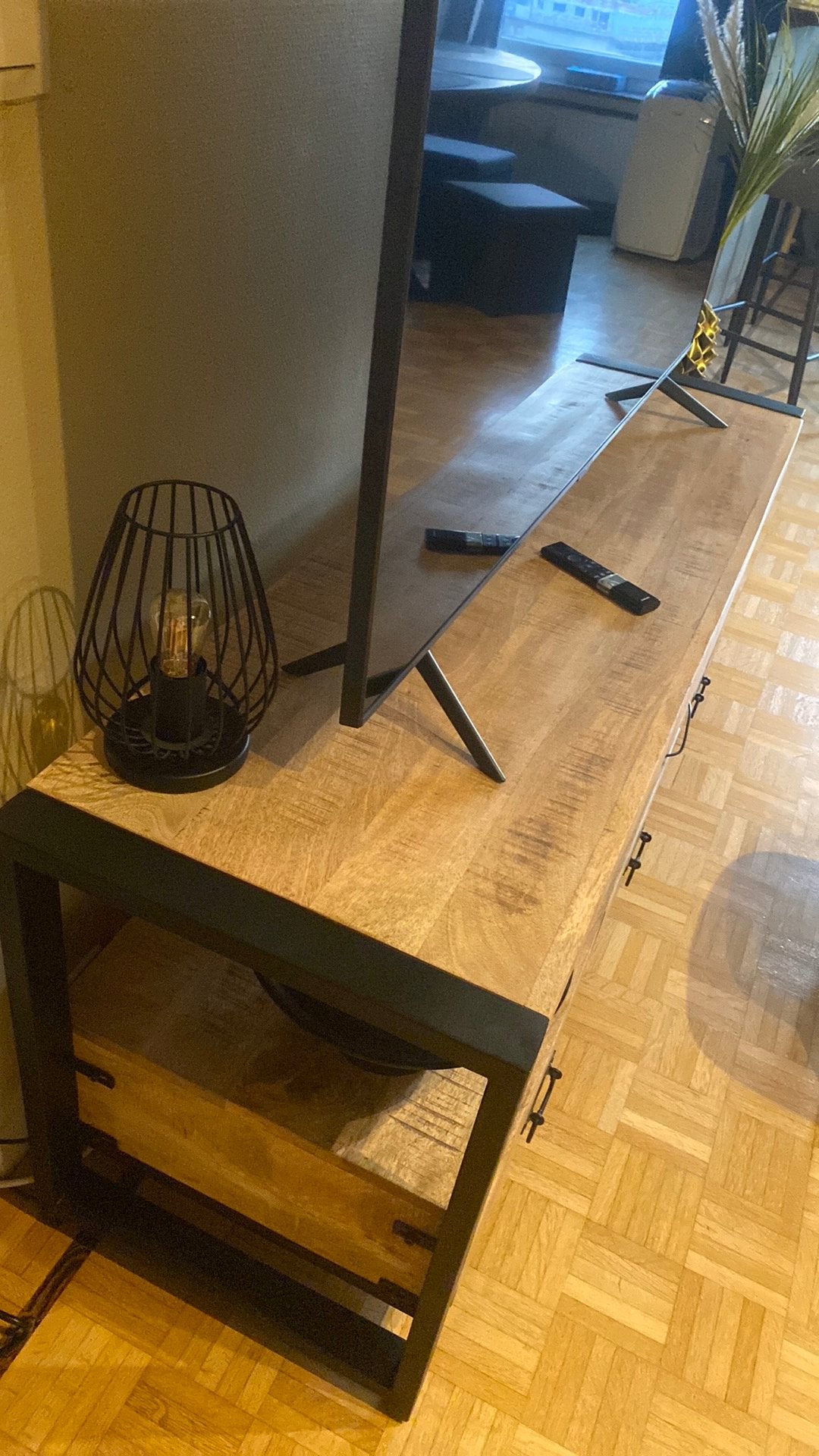 TV meubel 150 cm, Ophalen of Verzenden, Zo goed als nieuw