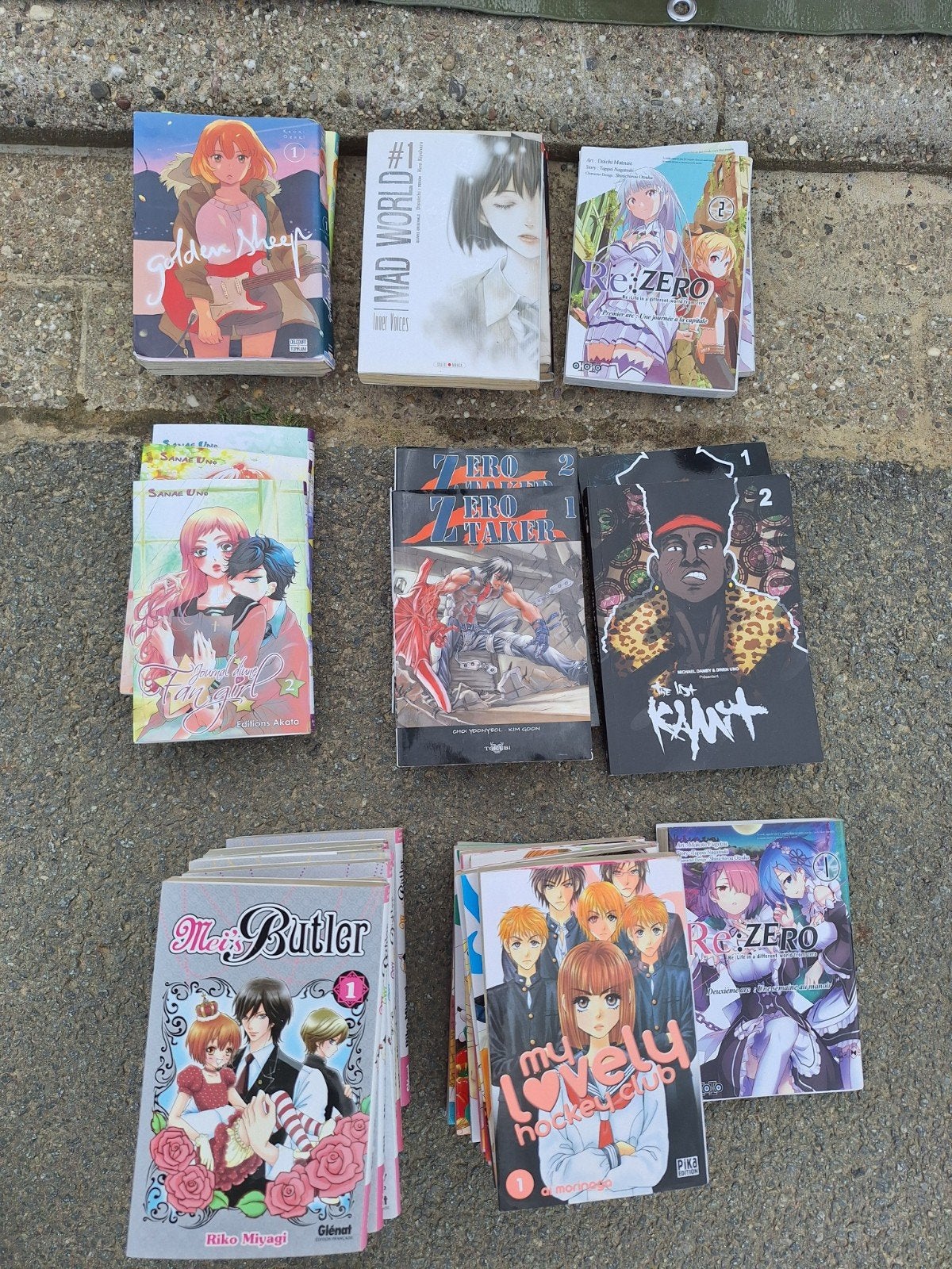 manga lot #2  MESSAGE MOI POUR 7 €/MANGA OU LE TOUT A €200, Livres, Série complète ou Série, Enlèvement ou Envoi, Comme neuf, Japon (Manga)