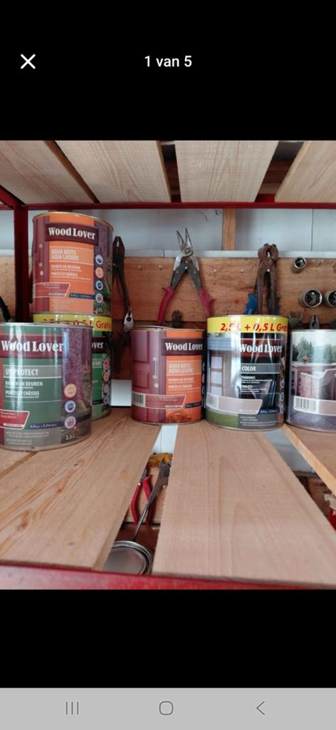 Houtbeits van xyladecor en woodlove, Zakelijke goederen