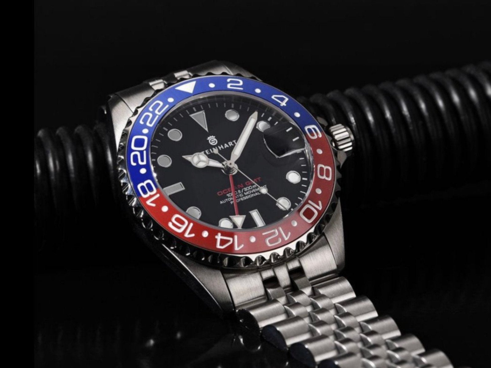 Pilote Steinhart GMT Ceramic automatique 39 mm, Enlèvement, Neuf