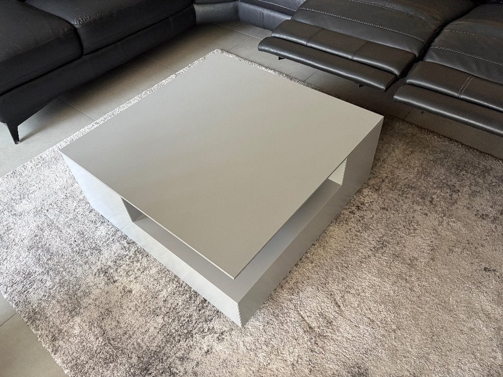 Salontafel met keramisch blad, Ophalen, Overige materialen, 50 tot 100 cm, Vierkant