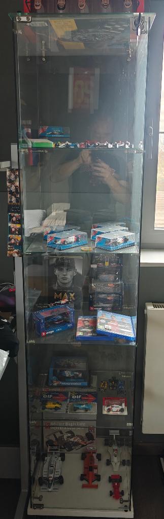 RETIF glazen vitrinekast 40x40x180cm - 4 planken - nieuw, Ophalen, Minder dan 50 cm, Nieuw, Glas