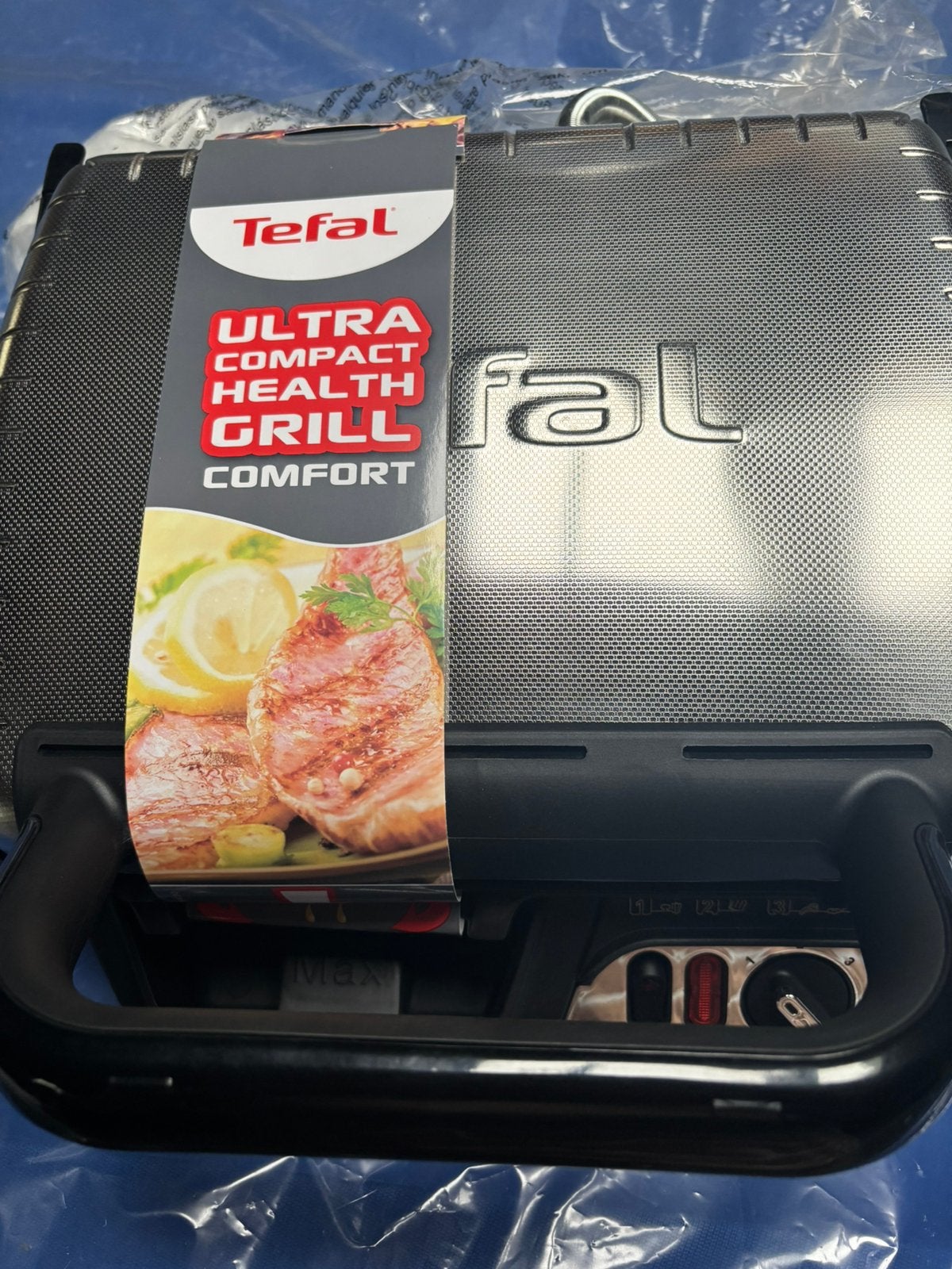 tefal ultra compact health grill, Enlèvement, Comme neuf