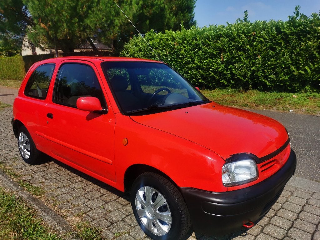 NISSAN MICRA 1.0i -3p- FAIBLE KILOMETRAGE, Autos, Rouge, Achat, 998 cm³, Entreprise