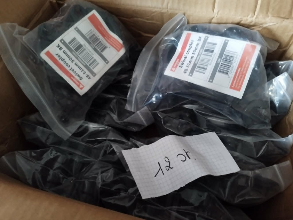 12 Admiral swivel coupler 48-51mm 50mm WLL 500kg zwart, Muziek en Instrumenten, Licht en Laser, Nieuw, Overige typen, Ophalen