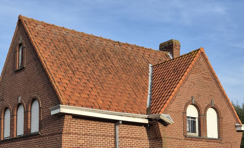 Tuiles de toit Pottelberg, Pierre ou Argile, Enlèvement, Utilisé, Rouge