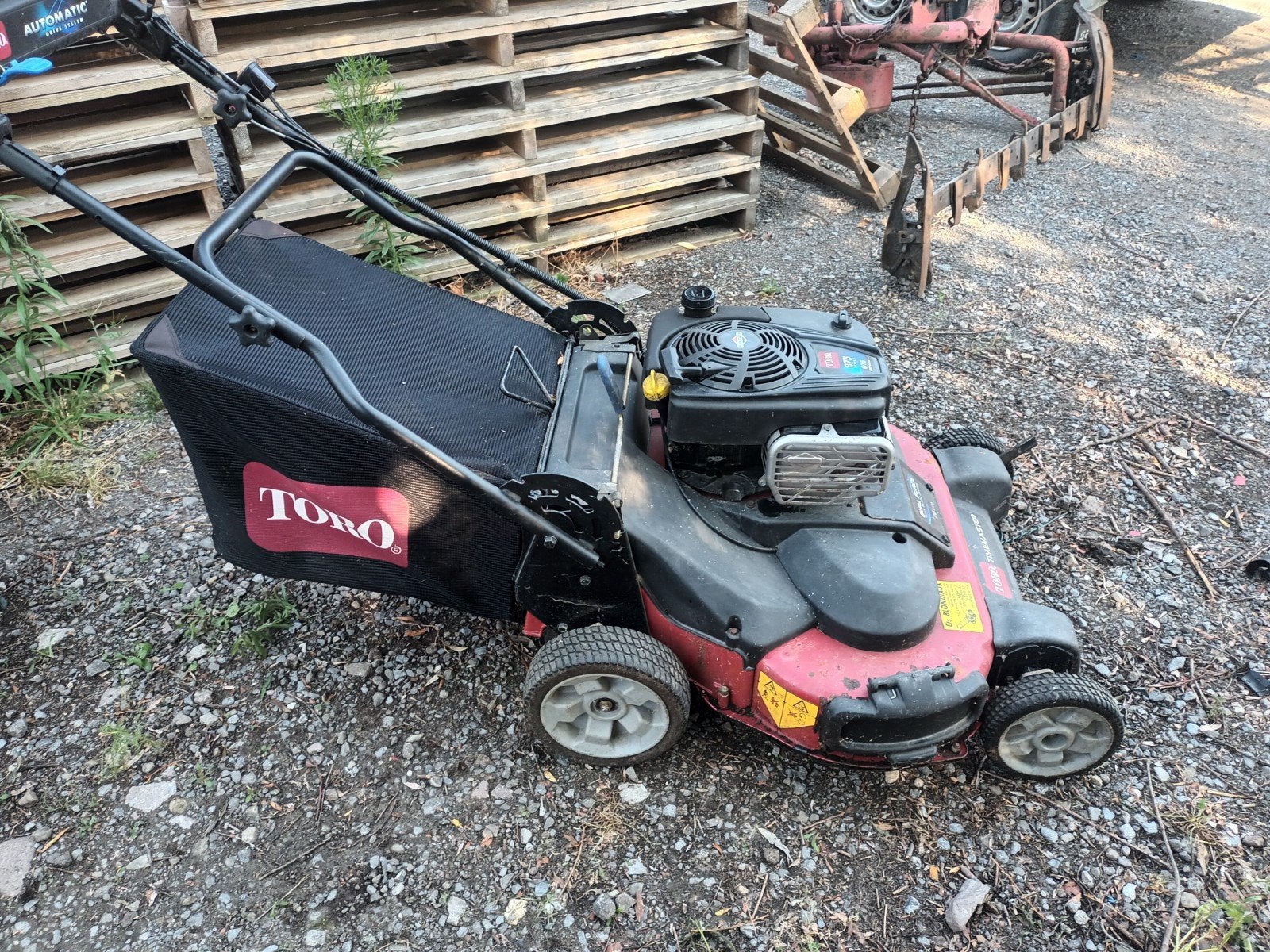 2 tondeuses toro tractée, Enlèvement