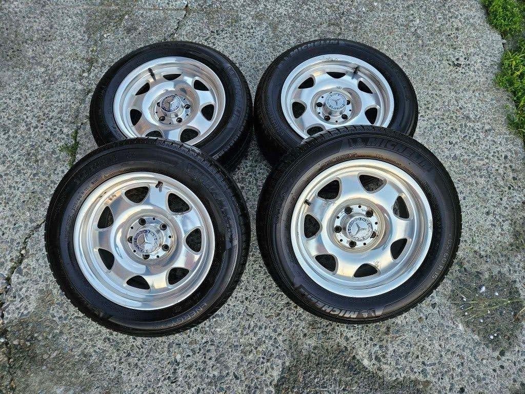 Jantes Mercedes SLK  Entraxe 5x112  205 60 r15 Michelin, Ophalen, Gebruikt, 15 inch, Banden en Velgen