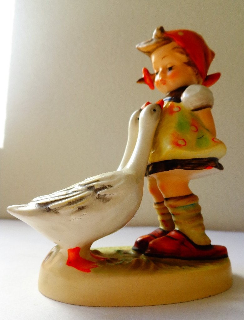 M I Hummel:47/0-Goose Girl-12½cm-TMK-3 3de versie-Excellent, Verzamelen, Verzenden