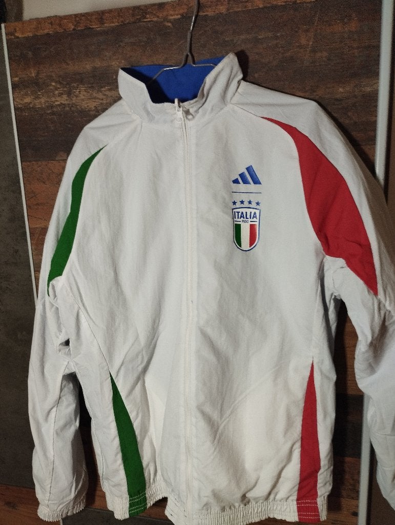 Veste réversible adidas.. équipe Italie, Vêtements | Hommes, Vêtements de sport, Football, Blanc, Taille 52/54 (L), Comme neuf