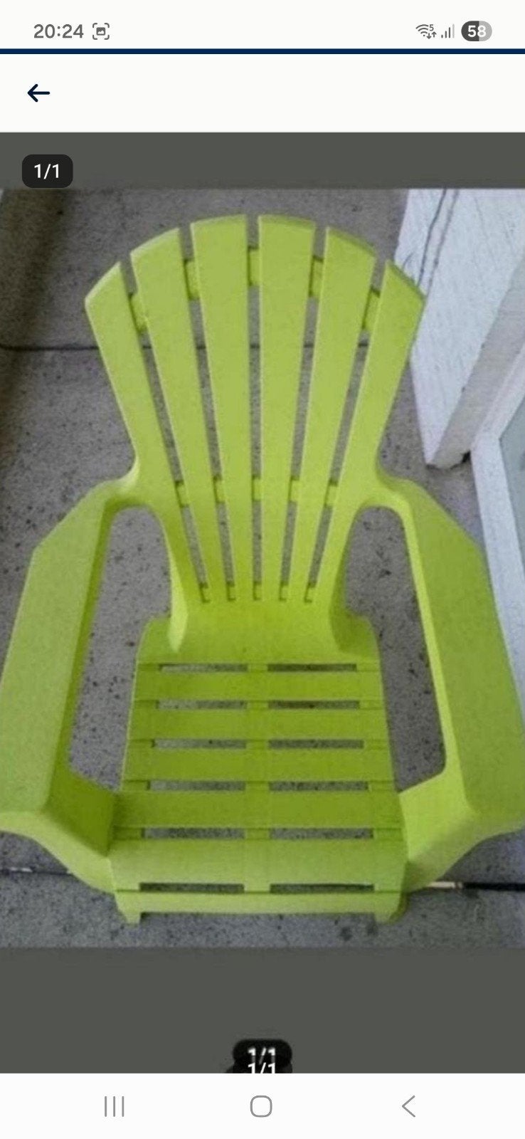 TRANSAT JARDIN GRAND LUXU VERT PRIX 15 EUR, Jardin & Terrasse, Chaises de jardin, Enlèvement