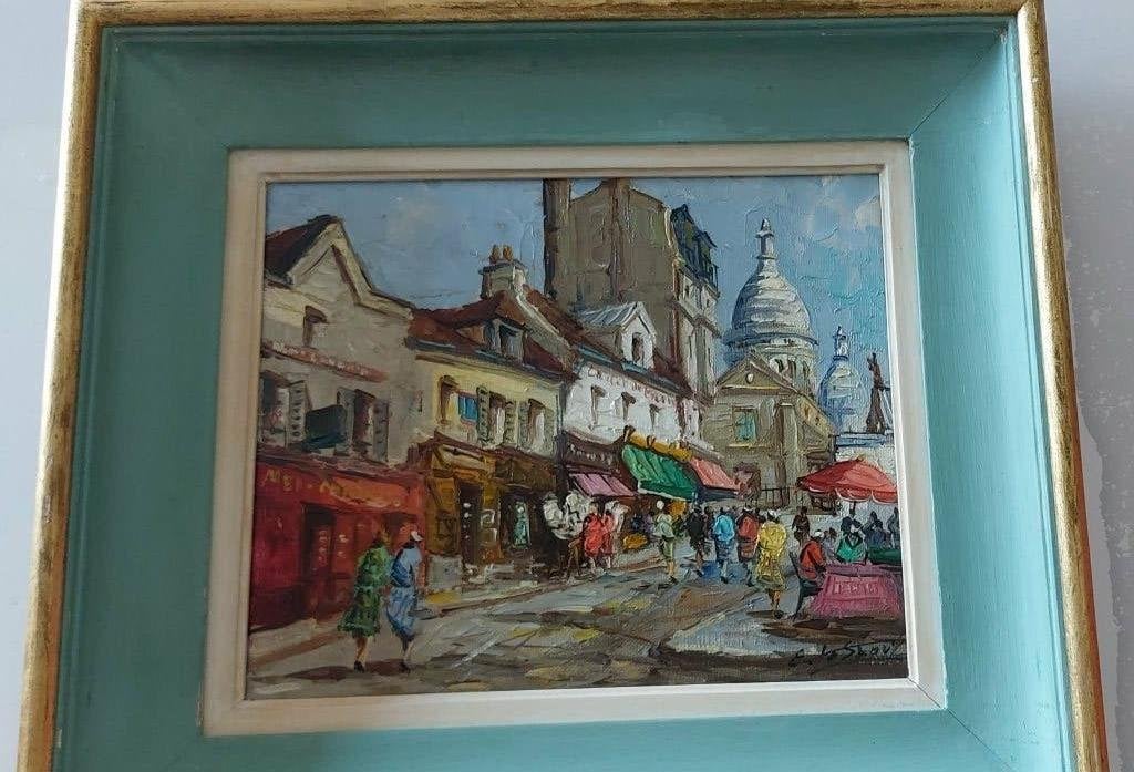 huile sur toile paris ( de saout édouard), Ophalen