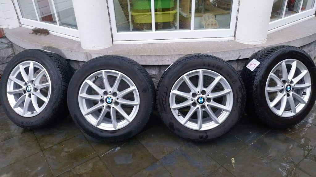 16 inch BMW Velgen (Type BM274) + Goodyear Winterbanden, Auto-onderdelen, Banden en Velgen, Ophalen, Gebruikt, Velg(en), 16 inch