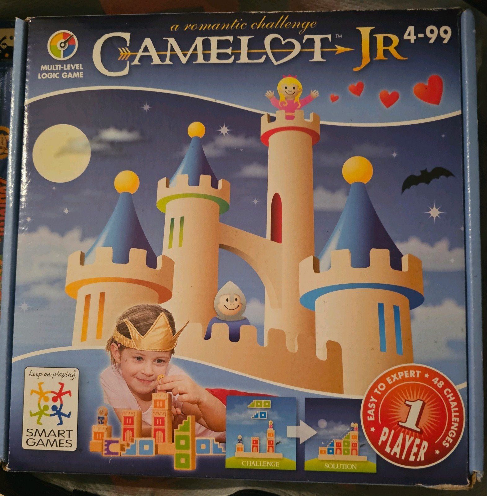 Camelot Jr. van SmartGames, houten logisch denkspel, Ophalen of Verzenden