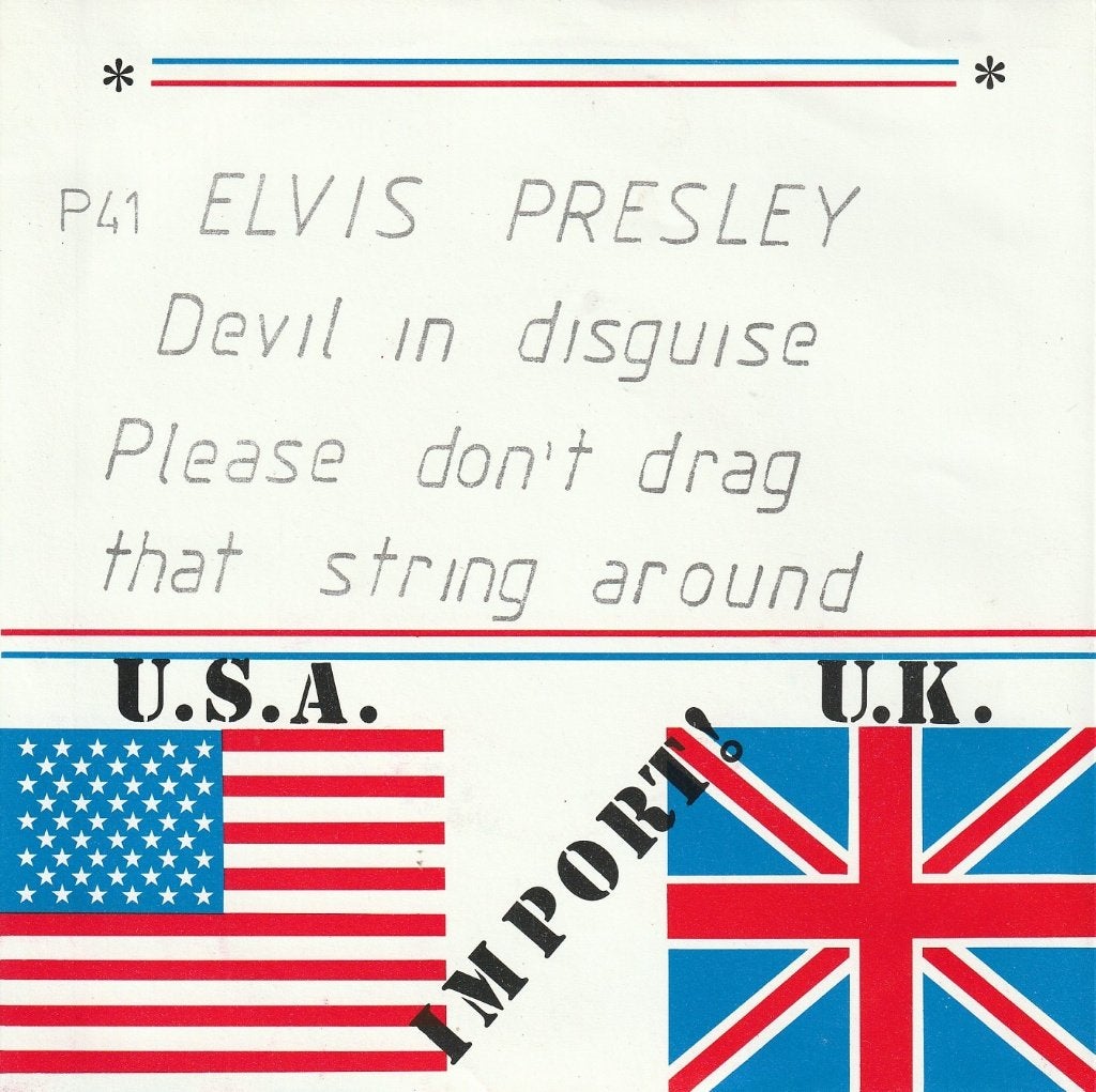 Elvis Presley - Devil in disguise, Verzenden, 7 inch, Single, Fotohoes