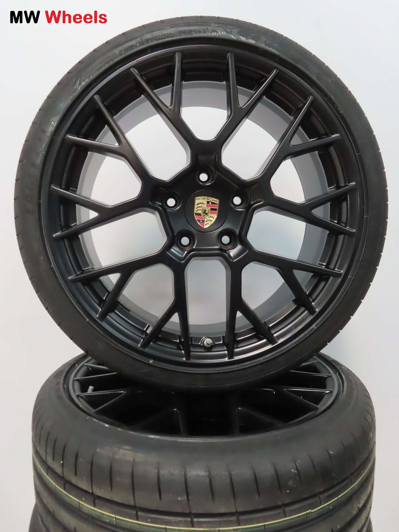 Porsche 21 inch velgen 911 992.1 RS Spyder zwart zomerbanden, Autos : Pièces & Accessoires, Pneus & Jantes, Pneus et Jantes, Véhicule de tourisme