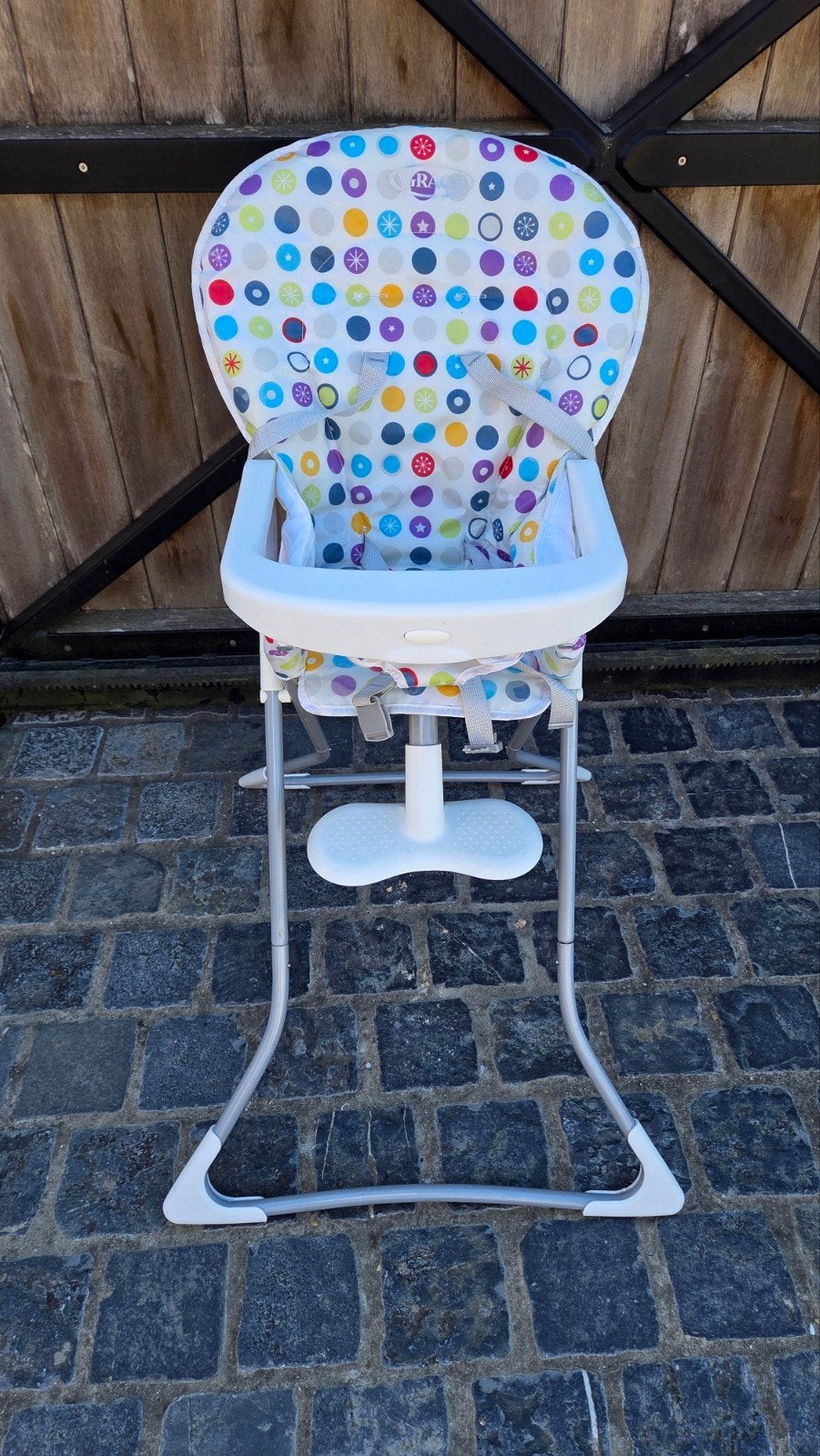 Gracco kindereetstoel, Ophalen, Gebruikt, Inklapstoel, Aanschuifbaar
