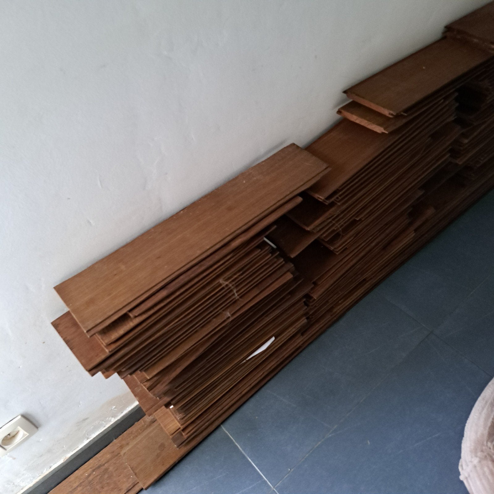 Rest planken, Ophalen