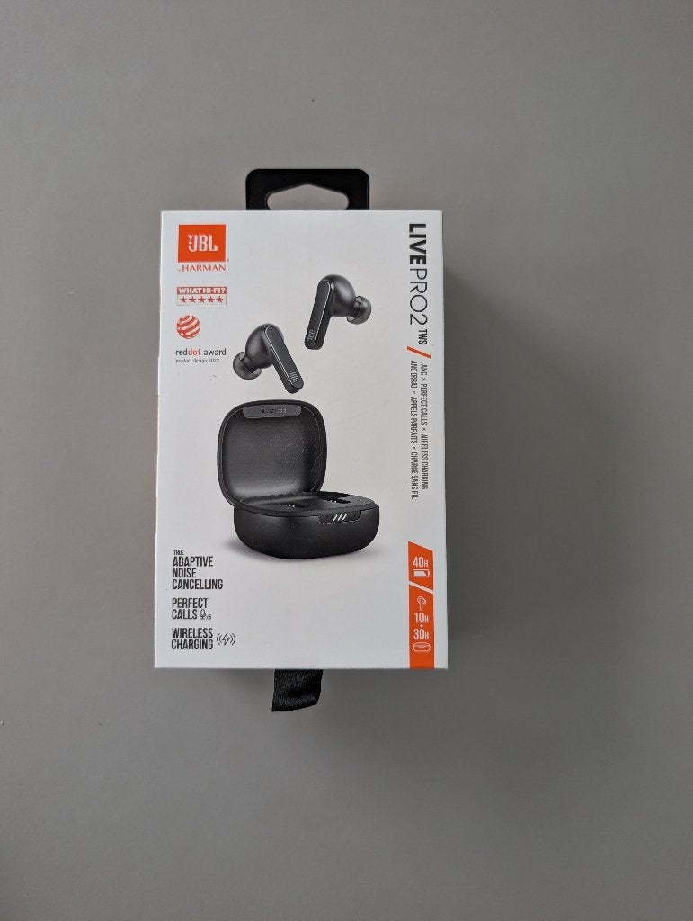 JBL Live Pro 2, Ophalen, Zwart, Nieuw, JBL