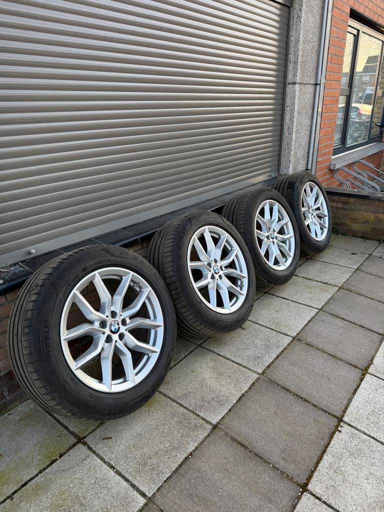 Originele BMW X5 velgen 19inch + Pirelli P Zero (265/50 R19), Ophalen, 19 inch, Band(en)