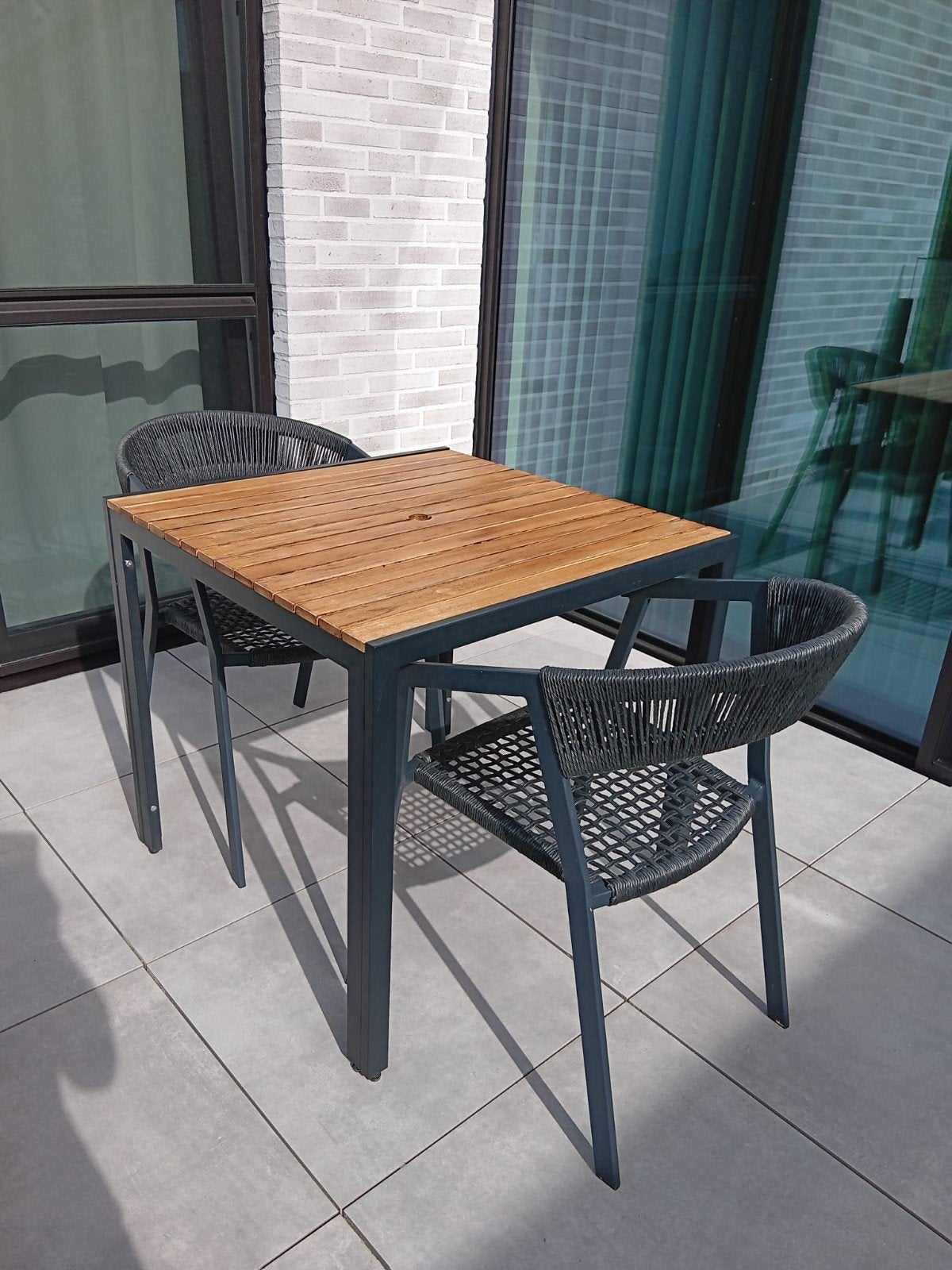 Bistro tuinset, Tuin en Terras, Tuinsets en Loungesets, Ophalen, Aluminium, Tuinset
